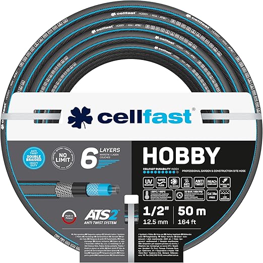 CELLFAST Wąż Ogrodowy 6 Warstwowy 1/2 cala